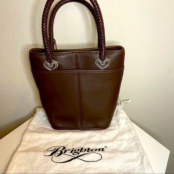 Brighton NWOT Leather Bucket Bag - Picture 3 of 10